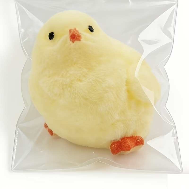 Image of Durable Chicken Toy - Handmade Plush Sensory Toy Suitable For Pressure Relief, Squeeze Toys For Classroom Prizes, Birthday Gifts, Party Favors, Gifts