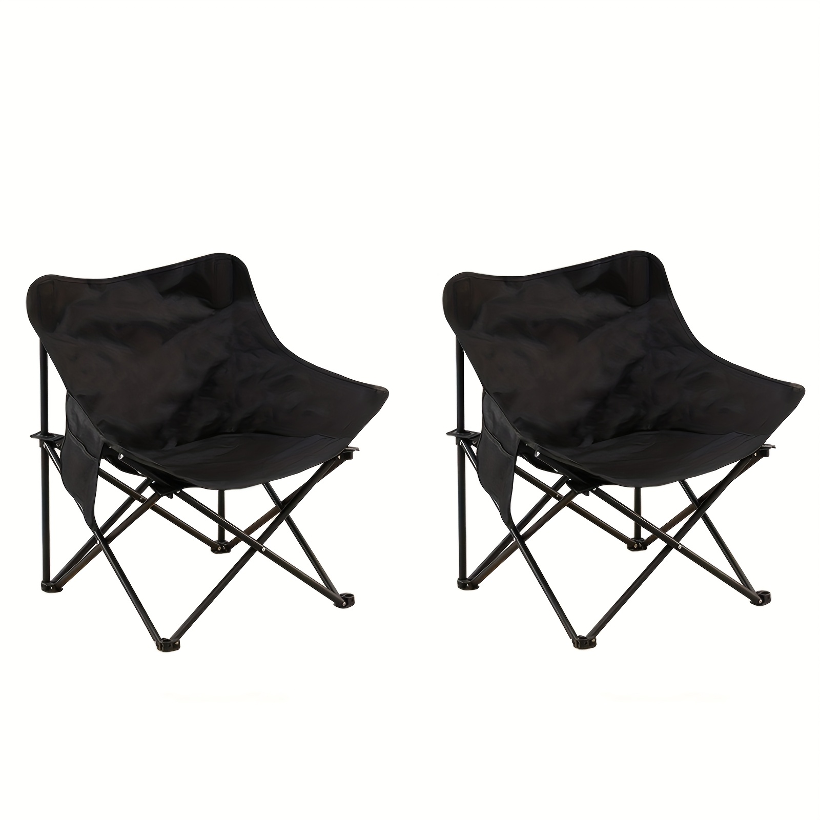 TEMU Chairs, Ultra-lightweight Portable Folding Moon Chairs, Casual Outdoor Resting Chairs, Convenient Folding Outdoor Leisure Moon Chairs, Suitable