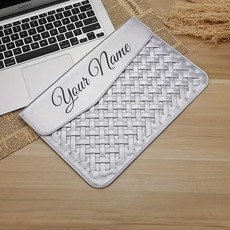 Customizable Woven Notebook Bag in Multiple Colors
