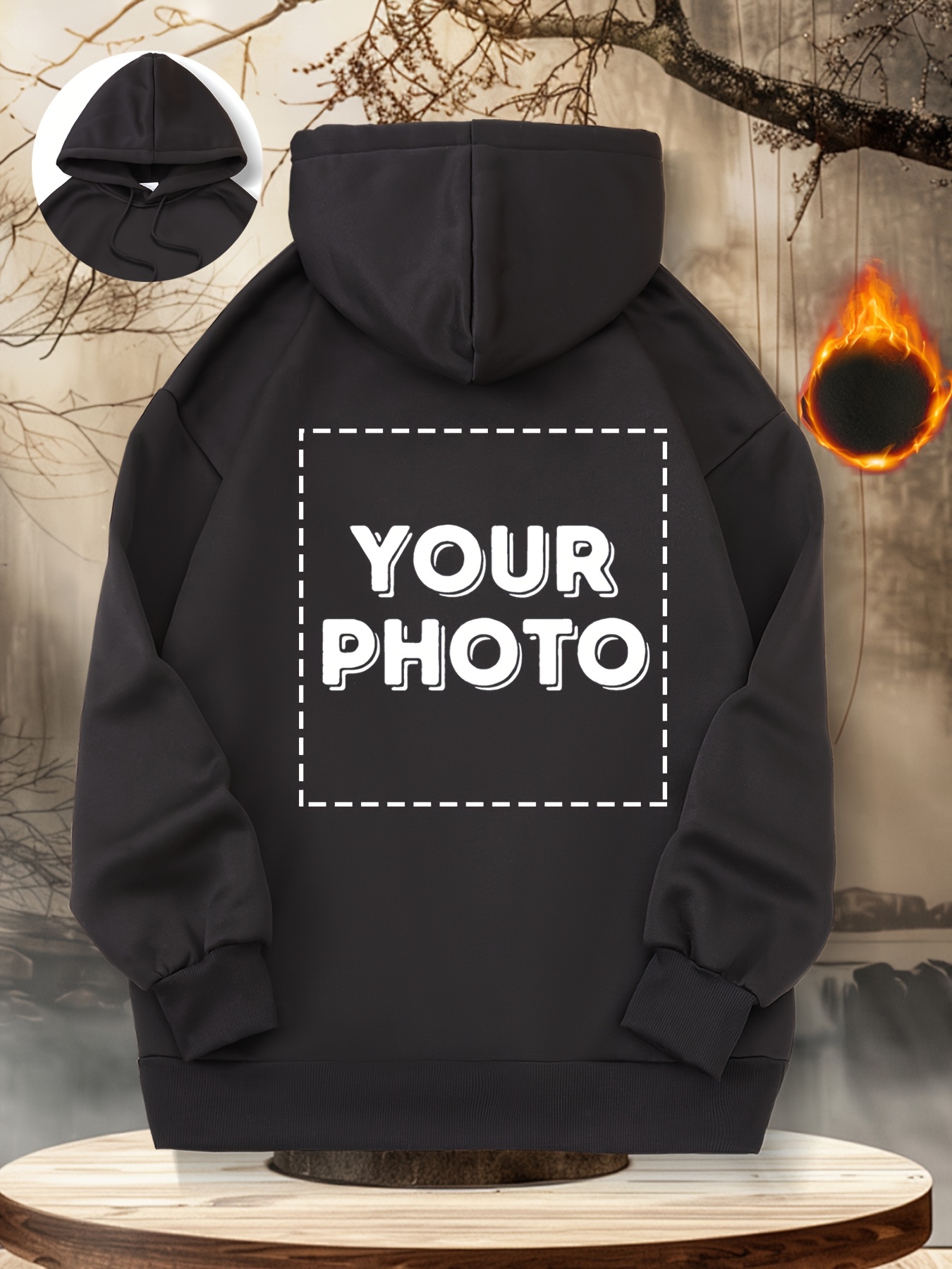 anpassbarer fotodruck kapuzenpullover männer frauen Temu Germany