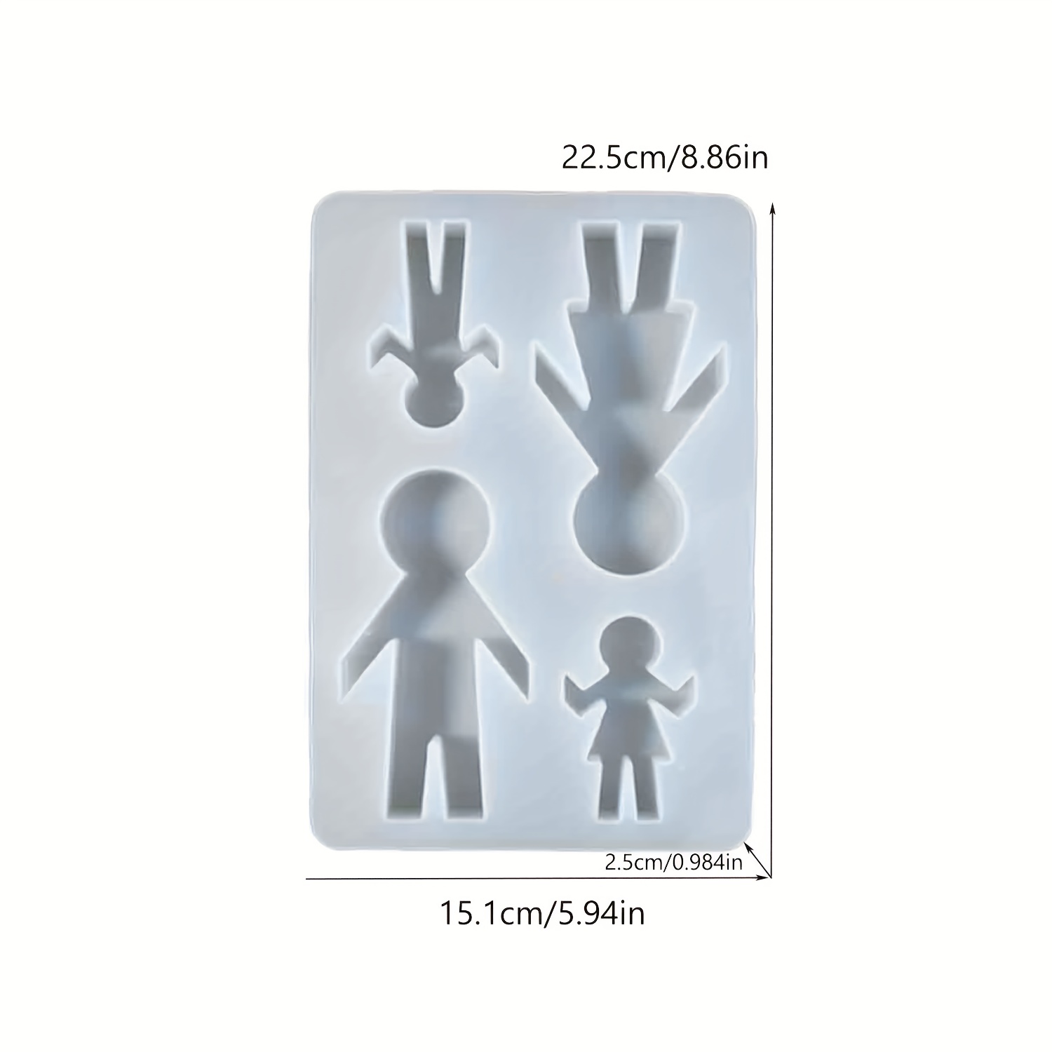 E-shop Familien-Hand-in-Hand Silikonform Harz Silikonform Kerzenform Gips Heimdekoration Elternschafts-Urlaubsgeschenk