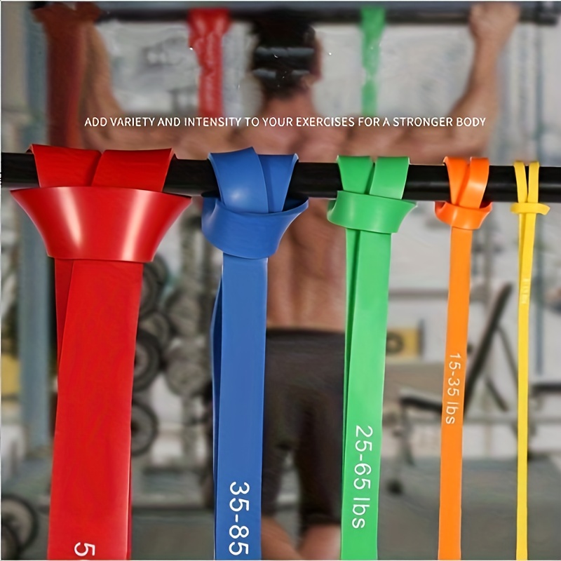 1pc Strength Training Resistance Band, Weighted Exercise Band for Sports, Yoga, and Stretching - Ideal Gift for Christmas and Valentine's Day