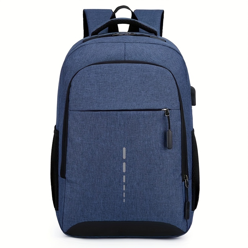 TEMU Oxford Cloth School Student Bag Large Capacity Water Resistant Laptop Backpack