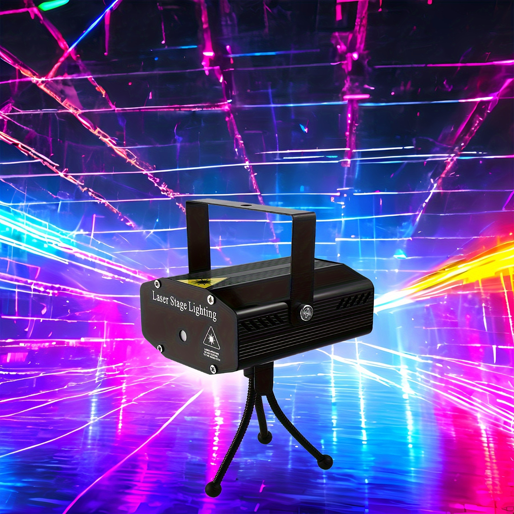 

Party Light, Disco Light, , Usb1 Meter Line Dj Light Strobe Dance Table Light, Disco Laser Light Voice Controlled Birthday Wedding Holiday Christmas