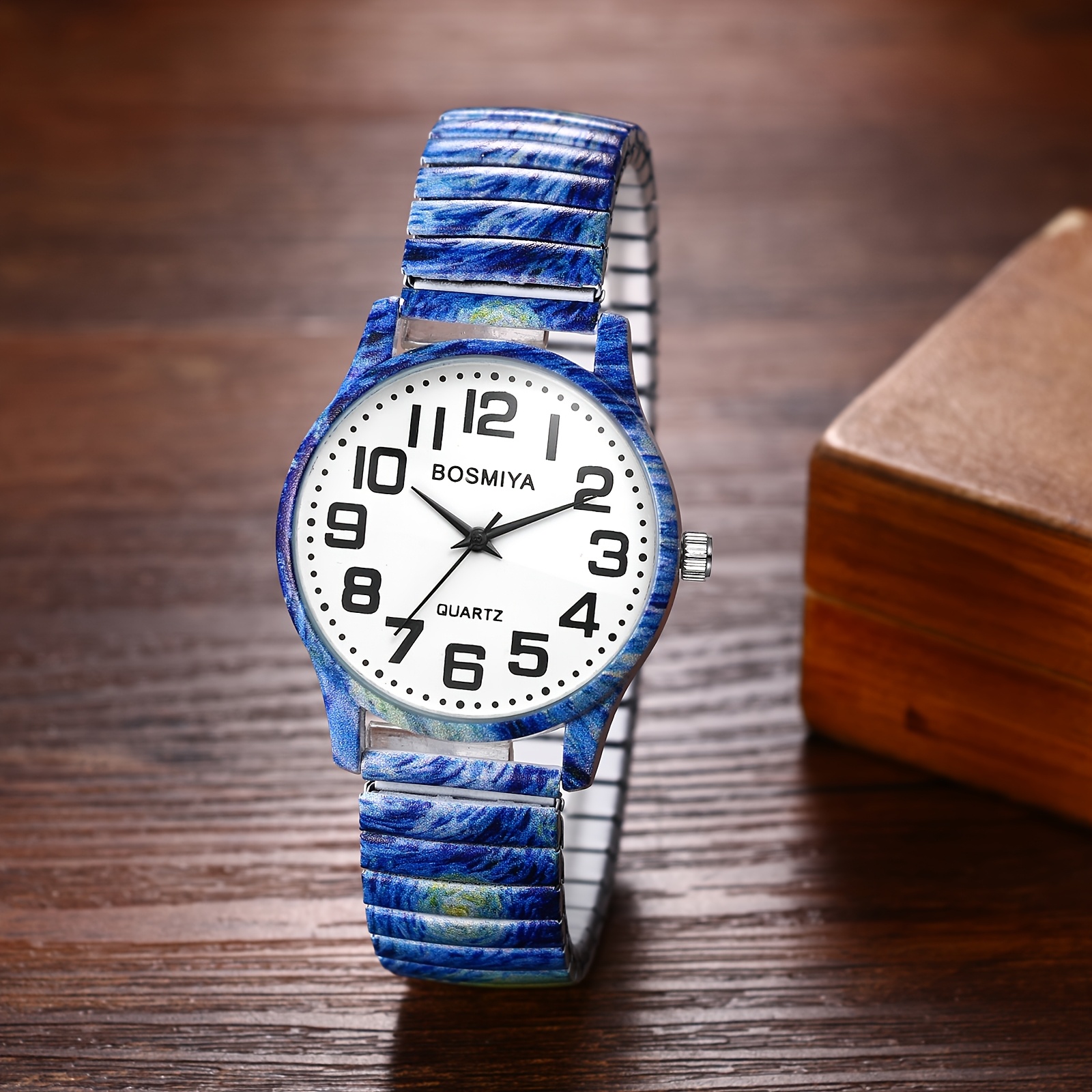 Image of Women's Watch, Quartz, Easy-to-read High-definition Arabic Dial, Elastic Band, Bohemian , Women's Gift, Unisex