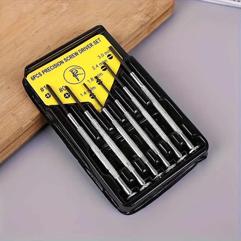 

6-piece Precision Screwdriver Set For Computer, Mobile Phone, Tablet, And Clock Maintenance