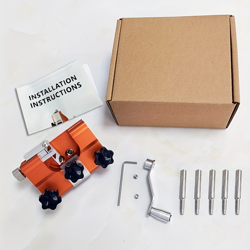 Chainsaw Sharpener, Hand-cranked Chainsaw Chain Sharpening Jig Kit, The Grinding Head Position To Sanding, Convenient To Carry, .