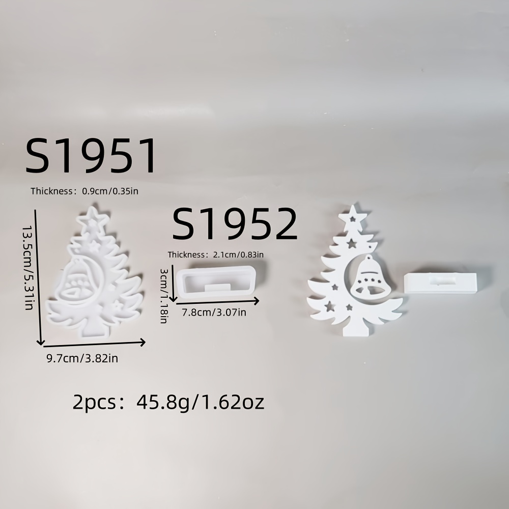 Resin Silicone Mold For Christmas Tree 3d Ornaments, Silicone Mold For Diy Candles, Silicone Mold For Gypsum Ornaments, Silicone Mold For Home Decoration, Epoxy Resin Mold 46 S1951