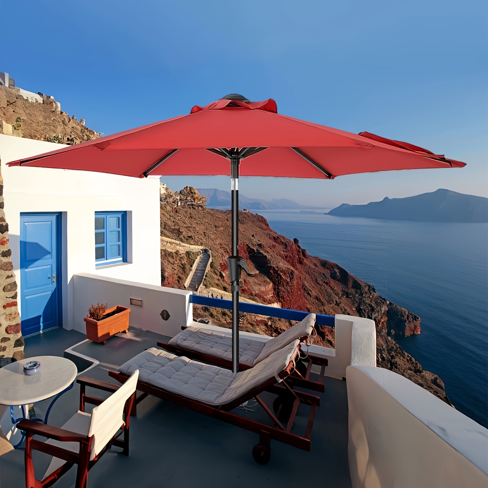 10-foot patio umbrella with base Kozyard 10' Offset Cantilever Hanging Patio Umbrella Large Market Style for Outdoor Balcony Table or Large Garden Terrace