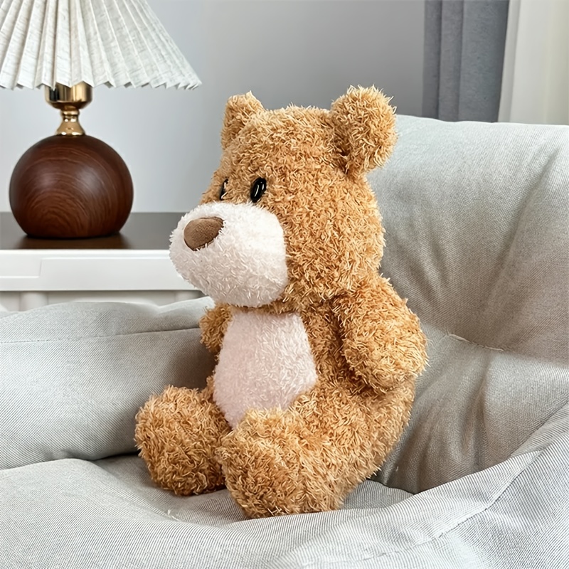 Cute Fluffy Brown Teddy Bear Plush Toy