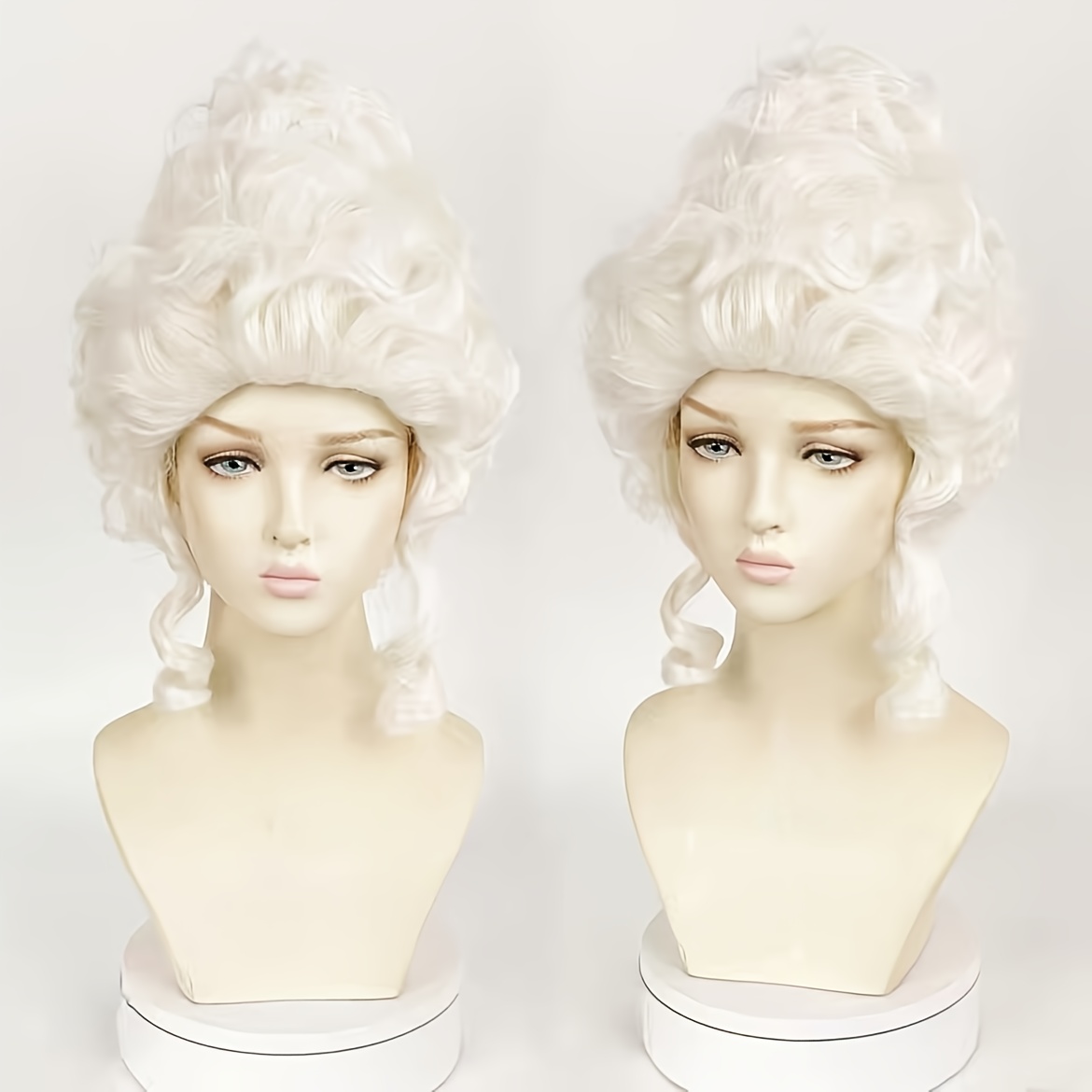 

Curly Wig For Women, European French Baroque Queen, No-glue, Anime Style, Closed Cap, Synthetic Fiber, Costume Party Accessory