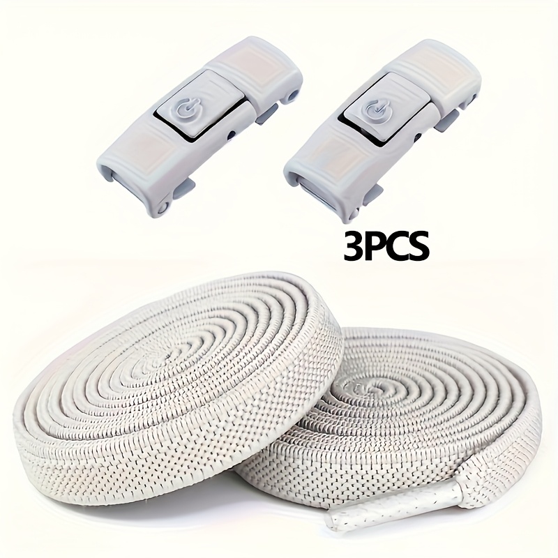 6pcs 39 37 inch corrugated athletic shoelaces lightweight braided solid color adjustable including 2 laces 2 buckles hand wash