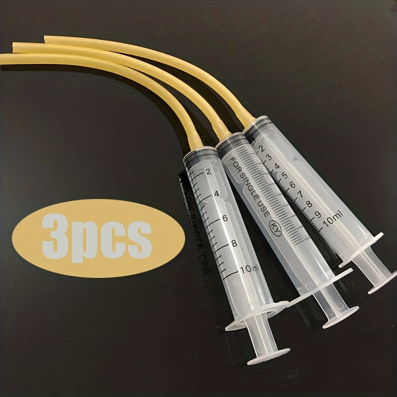 Image of 3pcs Of Pet Supplies, A Pet Feeding Rubber Hose, A Durable Large-capacity Plastic Water Dispenser, Reusable, Suitable For Providing Precise Medication For Pets, Puppies And Kittens.