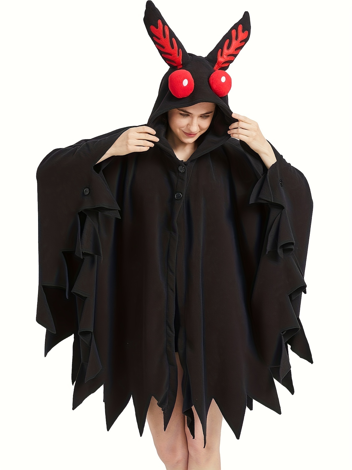 Mantello di Halloween Velour Unisex Adulti Vampire Mantello Lungo con  Cappuccio Mens Ladies Fancy Dress Cape Deluxe (Mantello Viola) : :  Moda