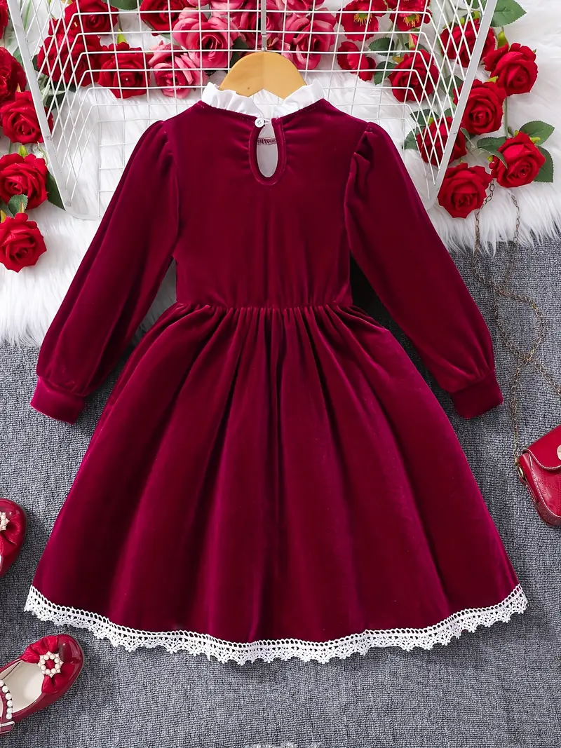 girls burgundy dress Floor Length Sequin Princess for Short Sleeve Party Gown Mia Princess Sara Dresses offers a variety of dresses in red so you can get excited for her to stand out as the flower girl at a wedding Baby Solange Dress Set in