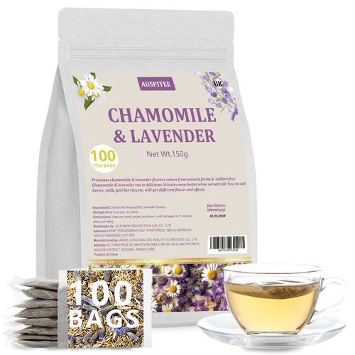 high quality chamomile and lavender tea bags 100 count 5 3oz additives chamomile and lavender herbal and afternoon tea