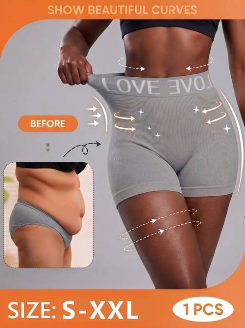 womens seamless high waist boxer briefs solid color comfortable soft and seamless features waistband decoration high waist design for tummy control leg shaping and lift anti see through in multiple colors