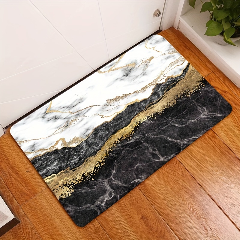 

Pattern Doormat - 0.47" , & Washable Rug For Kitchen, Bedroom, , And Bathroom Decor