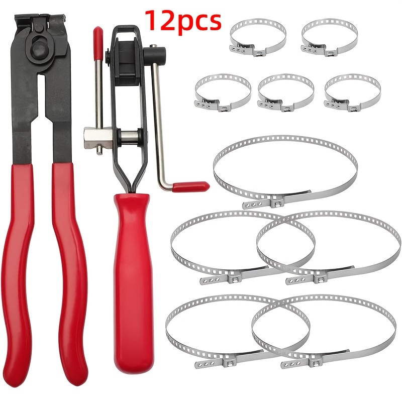 Image of Ball Cage+cutting Pliers (in Plastic Bags)+5 Sets Of Clamps - Ball Pliers, Clamping Pliers, Ball Cage Disassembly Tool Set