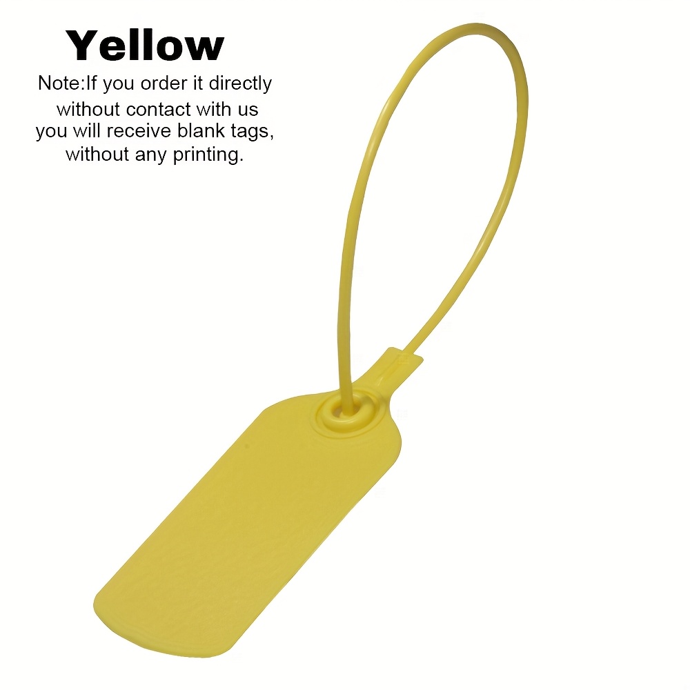 TEMU Custom Gift Tags, 100pcs Personalized Brand Labels | Disposable Plastic Clips | Custom Clothing, Shoes, Bags, And Gift Tags