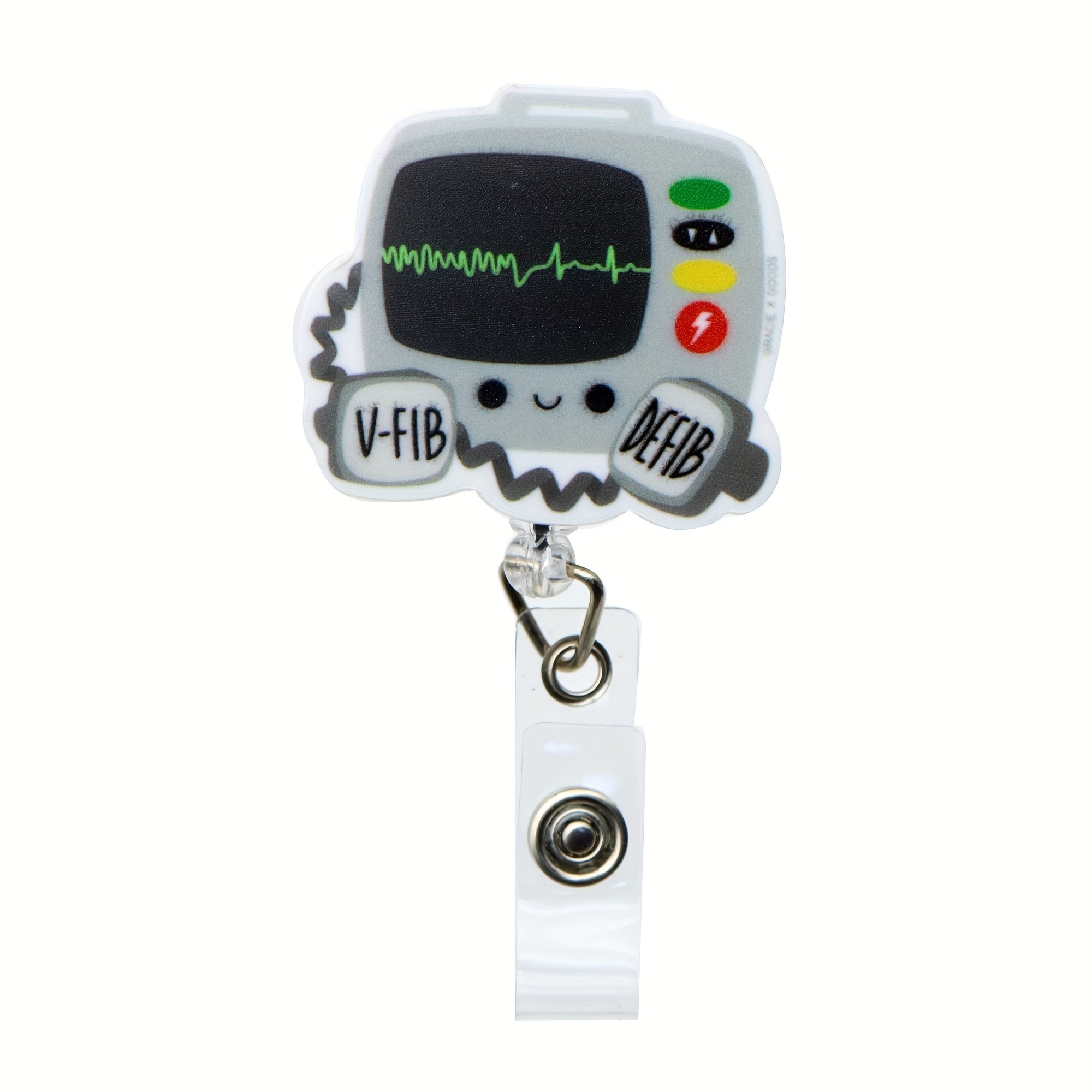 Planar Acrylic Retractable Hospital Nurse Badge Holder Reel - Temu
