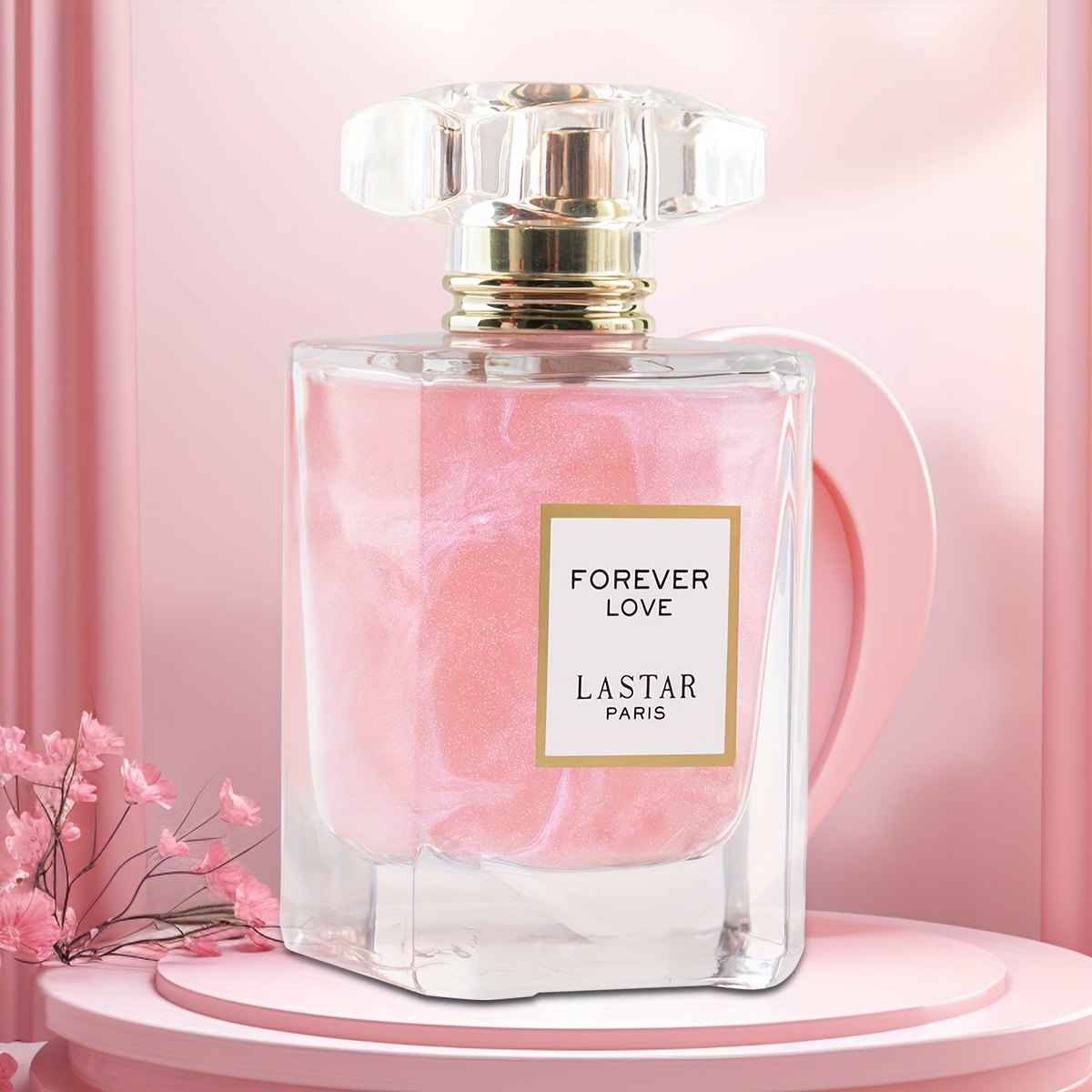 Image of Lasting Deodorant Spray - Rose, Cedar, ,, Ideal For Dates, Sports, Travel, Perfect Mother's Day & Valentine's Gift, Holiday Gift Perfume | Elegant | Transparent Glass Bottle