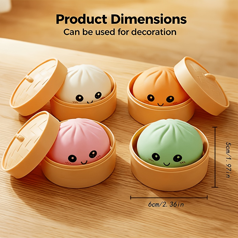 2026 new deformable bread stress ball cute   soft bun   fidget toy kawaii desktop ornament soft squeeze relief toy ideal for office leisure party thanksgiving christmas birthday gift random color  
