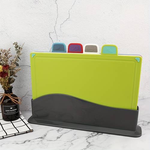 4pcs luxury kitchen cutting board set with storage box easy clean dishwasher safe cooking baking