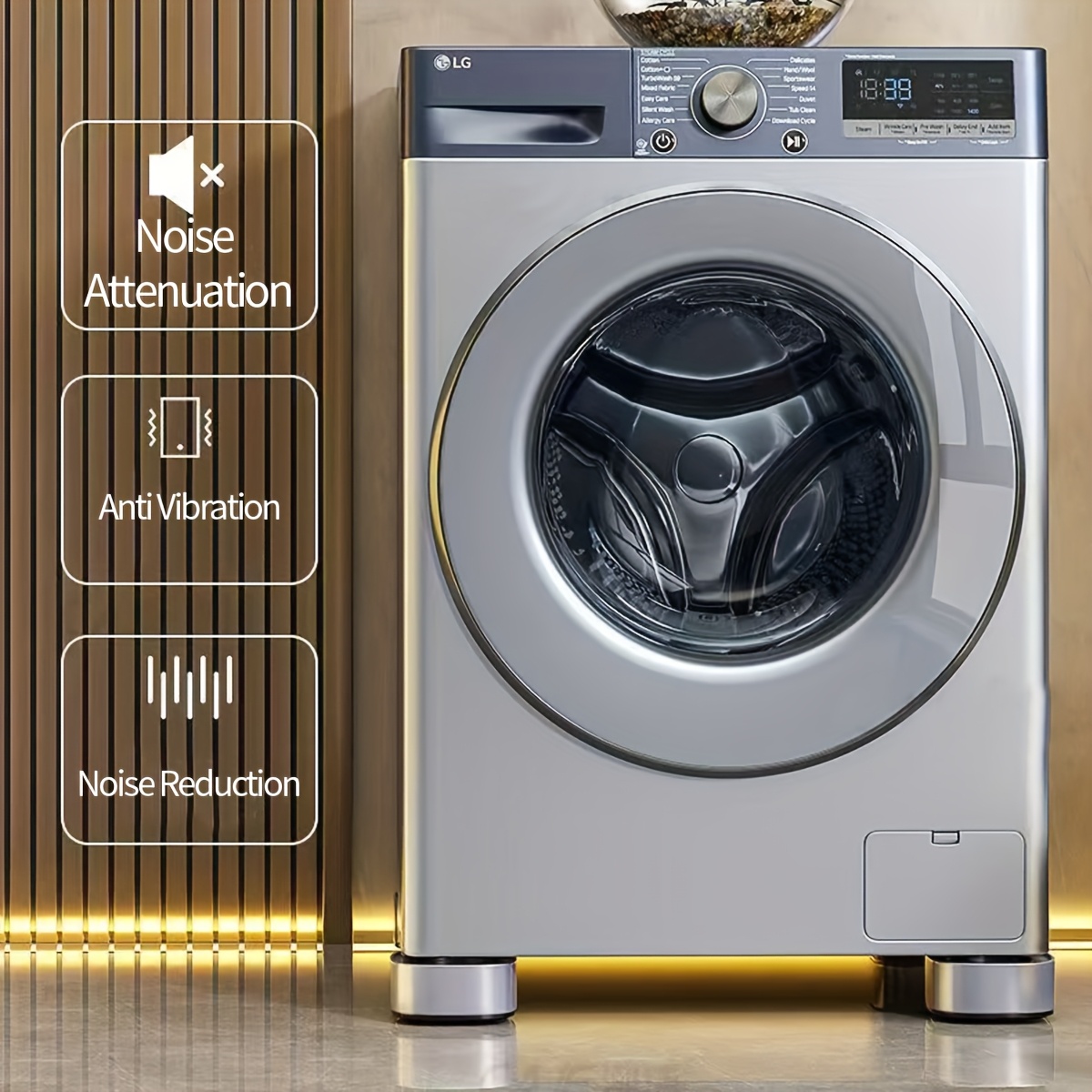 Pieds De Machine à Laver, Excellente Prise En Main, Support De Machine