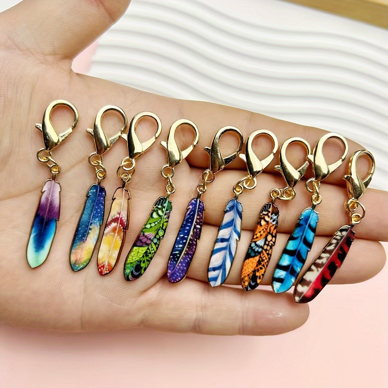 

9pcs Keychain Set - Alloy Metal , For & Backpacks - & For Women