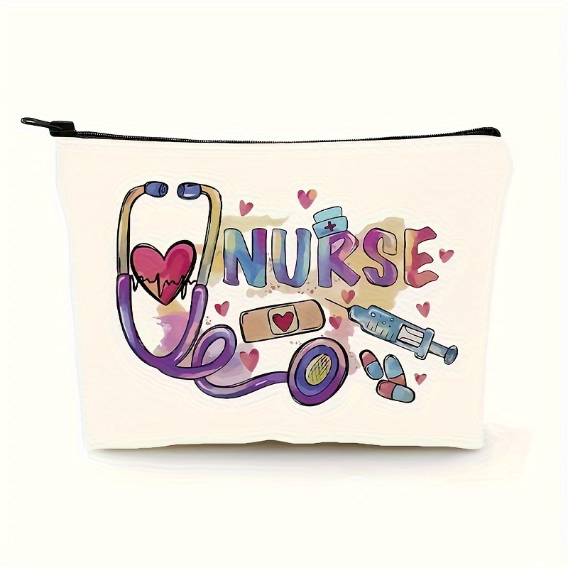 

Cute I'm A Nurse Cosmetic Bag Makeup Bags Cute Travel Bag Birthday Gifts Friend Gifts For Women, Travel Essential Lightweight Makeup Organizer, Versatile Coin Purse For National Nurse Day