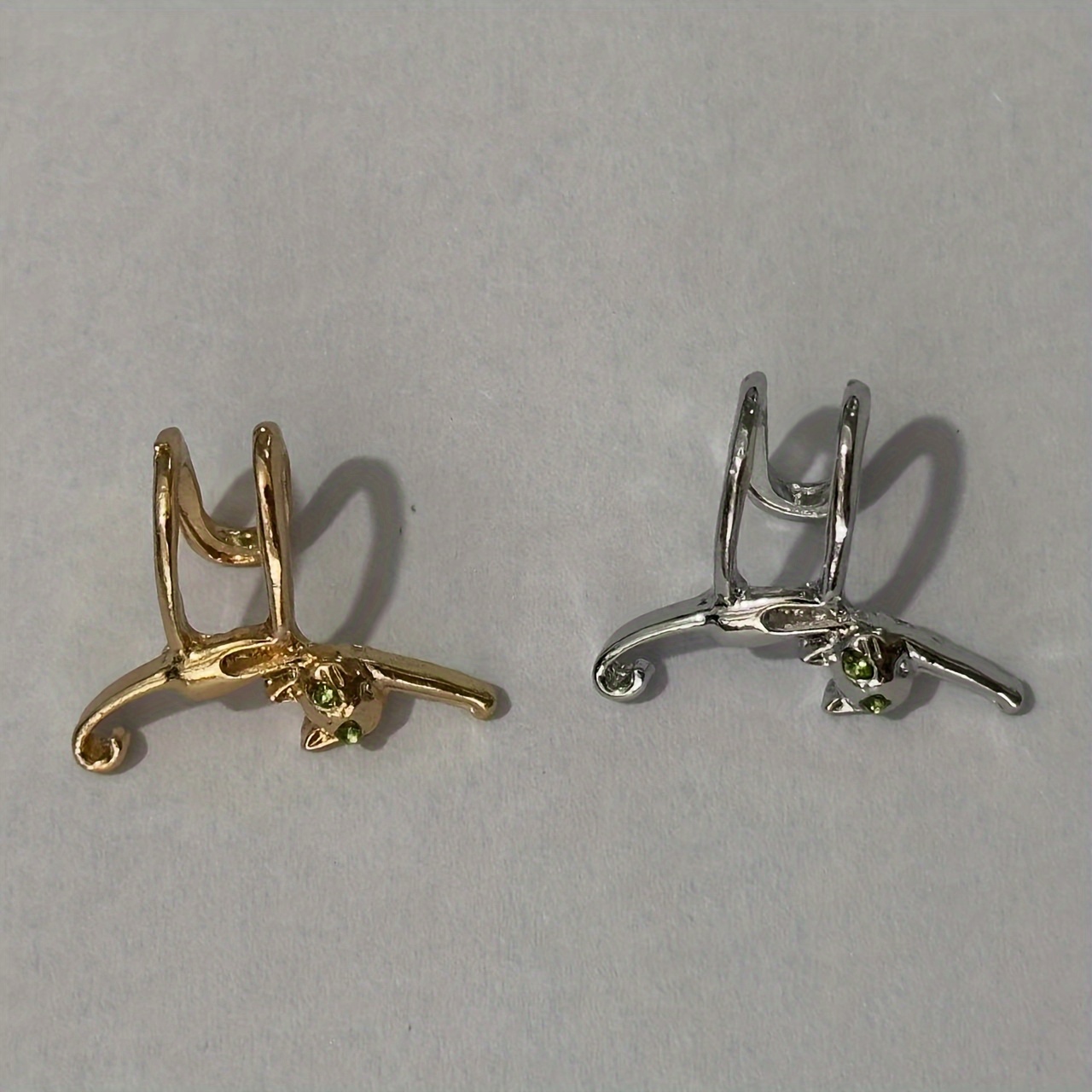 Women's French-Style No-Piercing Clip-On Elf Cat Earrings