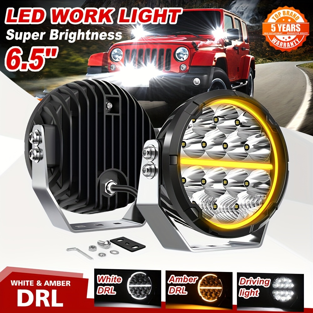 6 Led Offroad Car Work Light Spotlight Running Light 12v For Led 12v  Waterproof Automotive Led Headlight Focos Led 4x4 Off Road - AliExpress