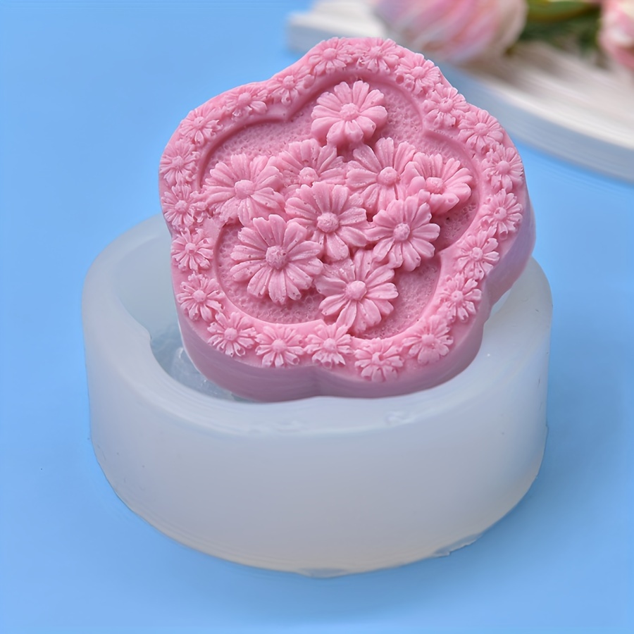 

Daisy Flower Silicone Mold For Soap Making, 1pc - Craft Tool & Supply