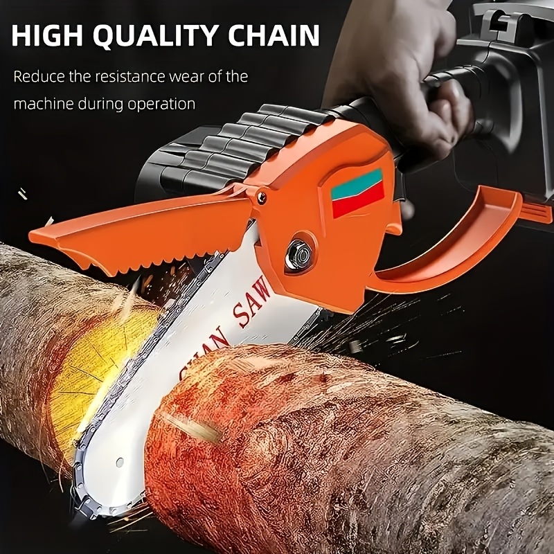 

Mini. 6 Inch Electric Chainsaw. Chain. Chainsaw Chain Parts. With 2 Chainsaws For Cutting Wood/trees [gardener Friendly]