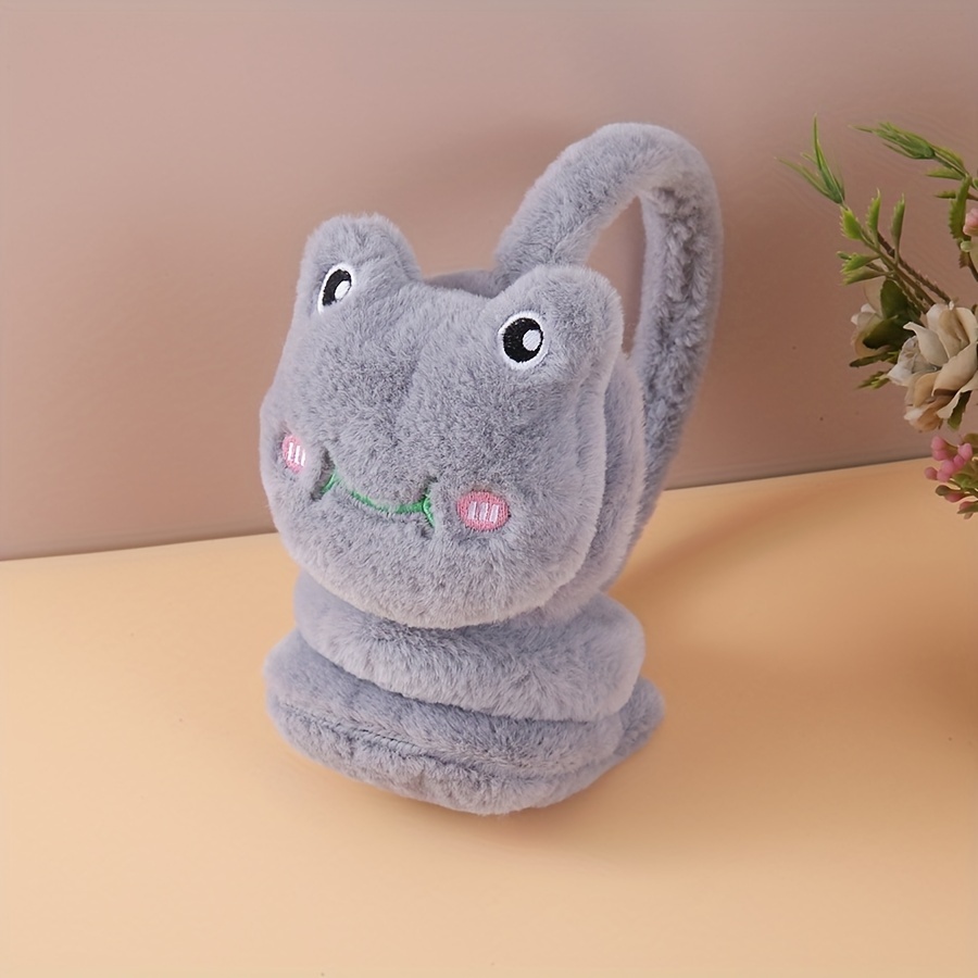 耳あて 編み物 イヤーマフ 花 乏しく ハンドメイド