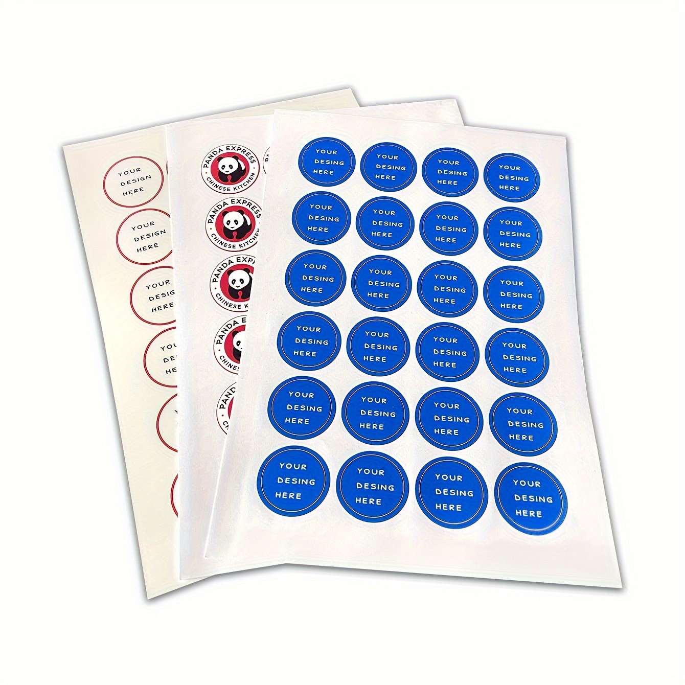 

Customizable Paper Stickers - Single Use, Irregular Shape, Personalized Seal Labels For Branding And Identification, Pack Of Multiple Sheets