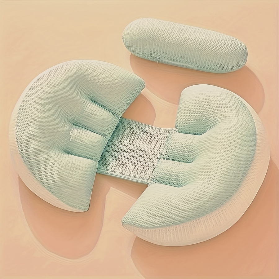 Maternity Pillow Lumbar Support Side Sleeper Pillow Belly Support Side Lying U-shaped Pillow Pregnancy Sleep Artifact Waist Pad Supplies