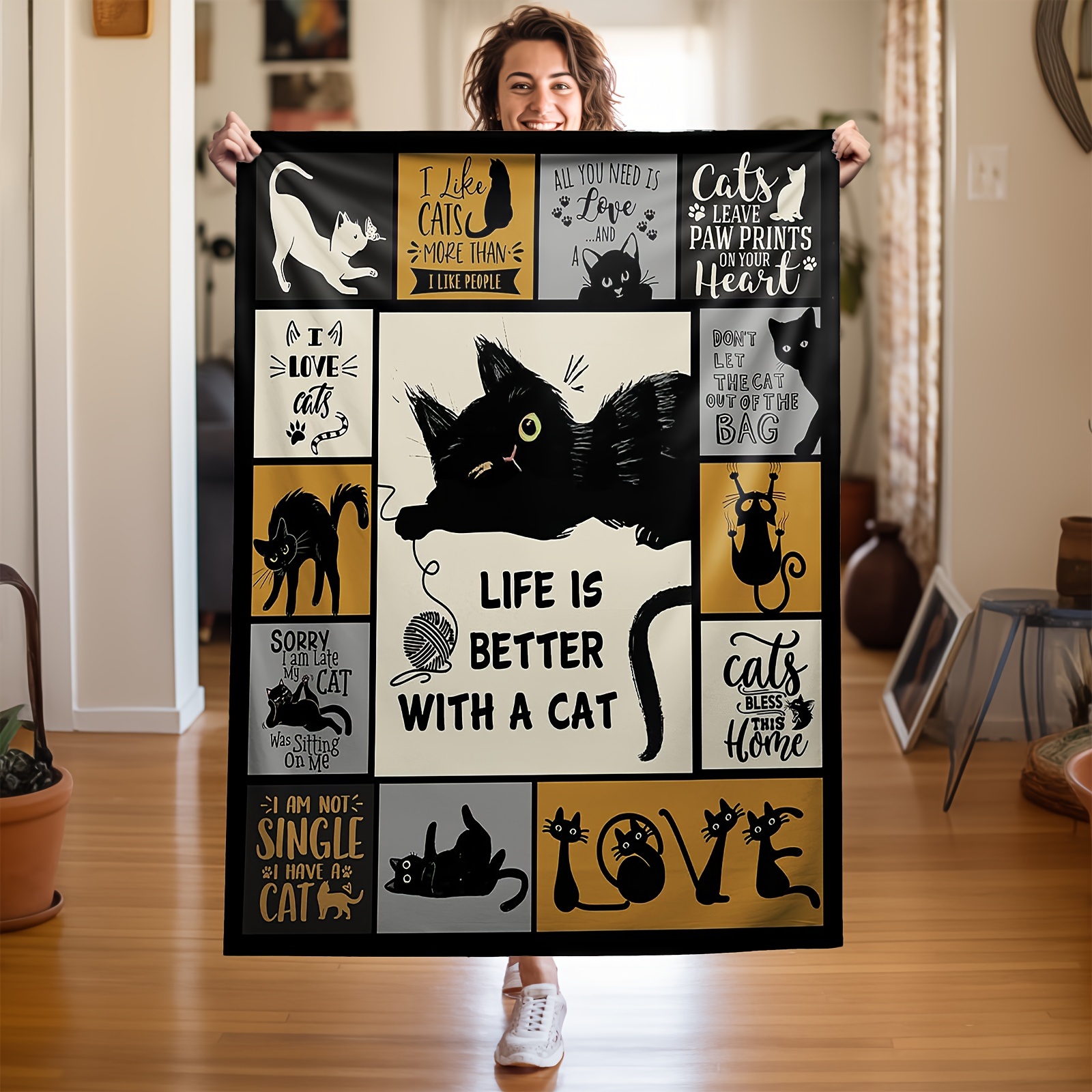 

1 Blanket Blanket Who Cat Blankets Cat Blankets For Women Adults