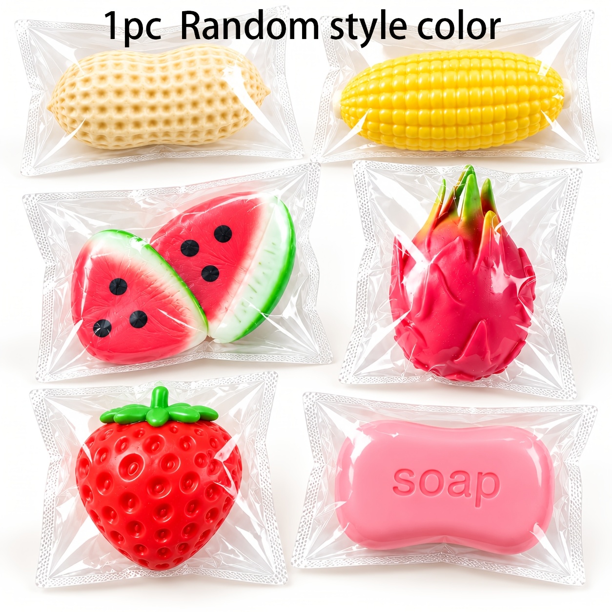 Image of Multi-item Fidget Toy Bag Gift Bag Style Soft Texture Slow Rise Rebound Most Suitable As A Birthday Gift Class Gift Students Gift Children Bag (1pc Random Color And Style)-with Exquisite Gift Box