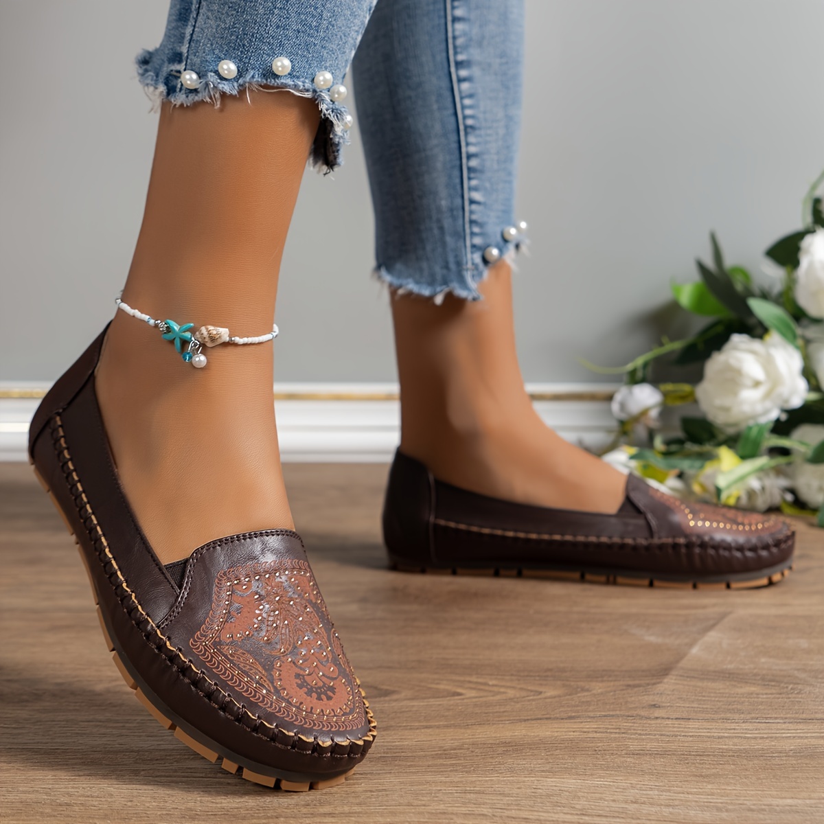 Plus-Size Trendy Vintage * Flat Shoes for Women, Women Shoes