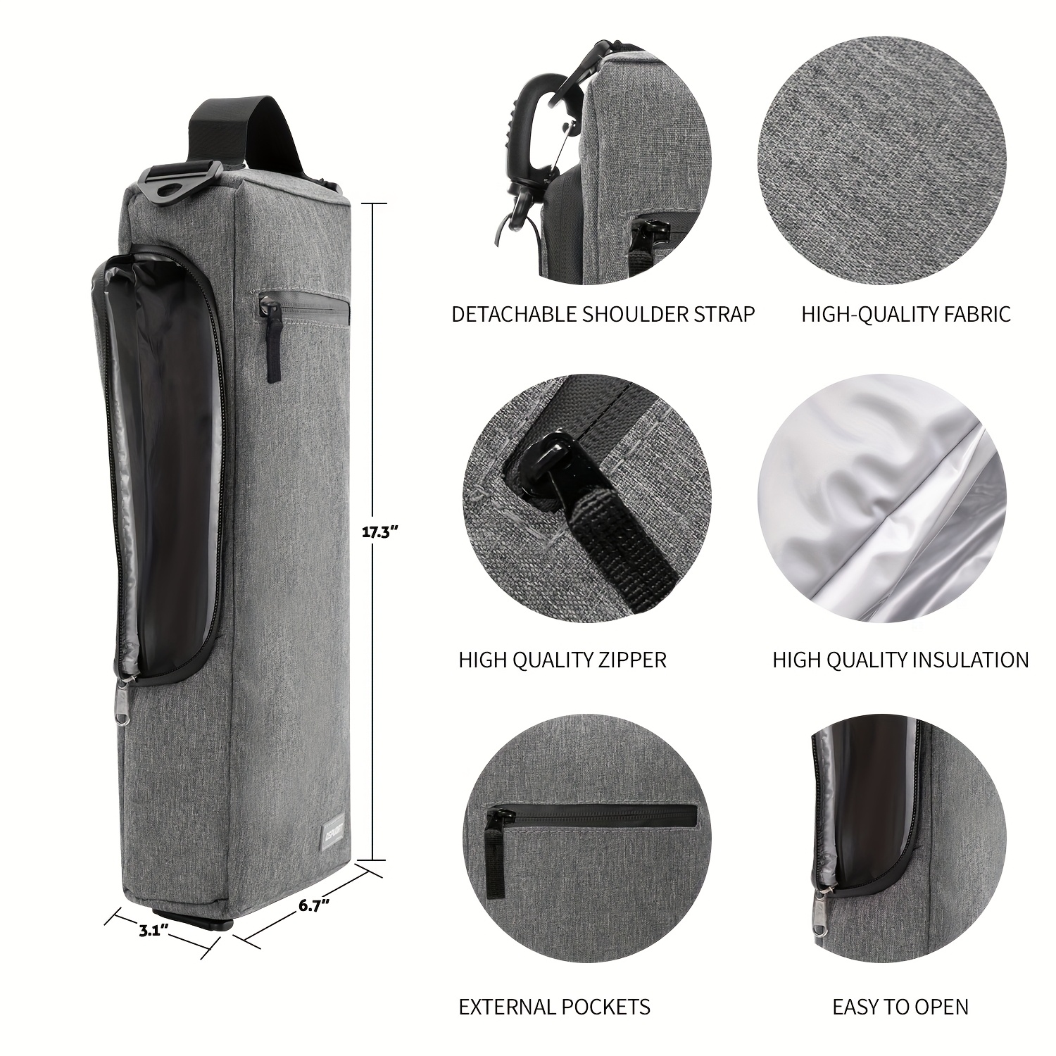 1pc insulated leakproof cooler sleeve golf bags heavy duty Temu