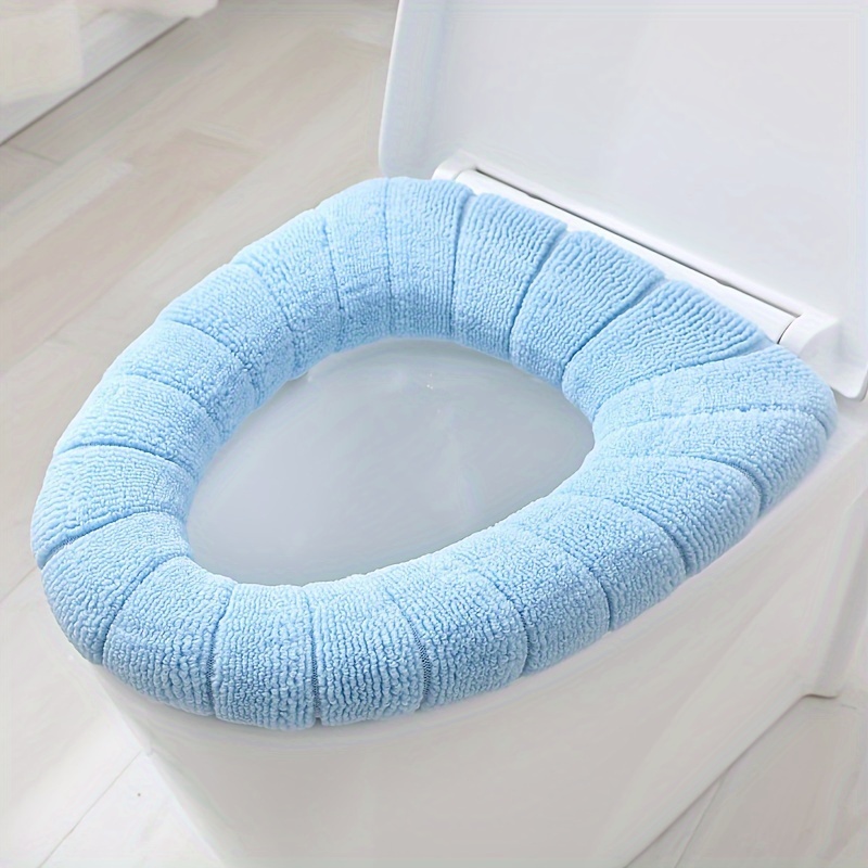 TEMU 1pc Of Universal Toilet Seat Pad, A Warm Cushion For The Toilet Seat