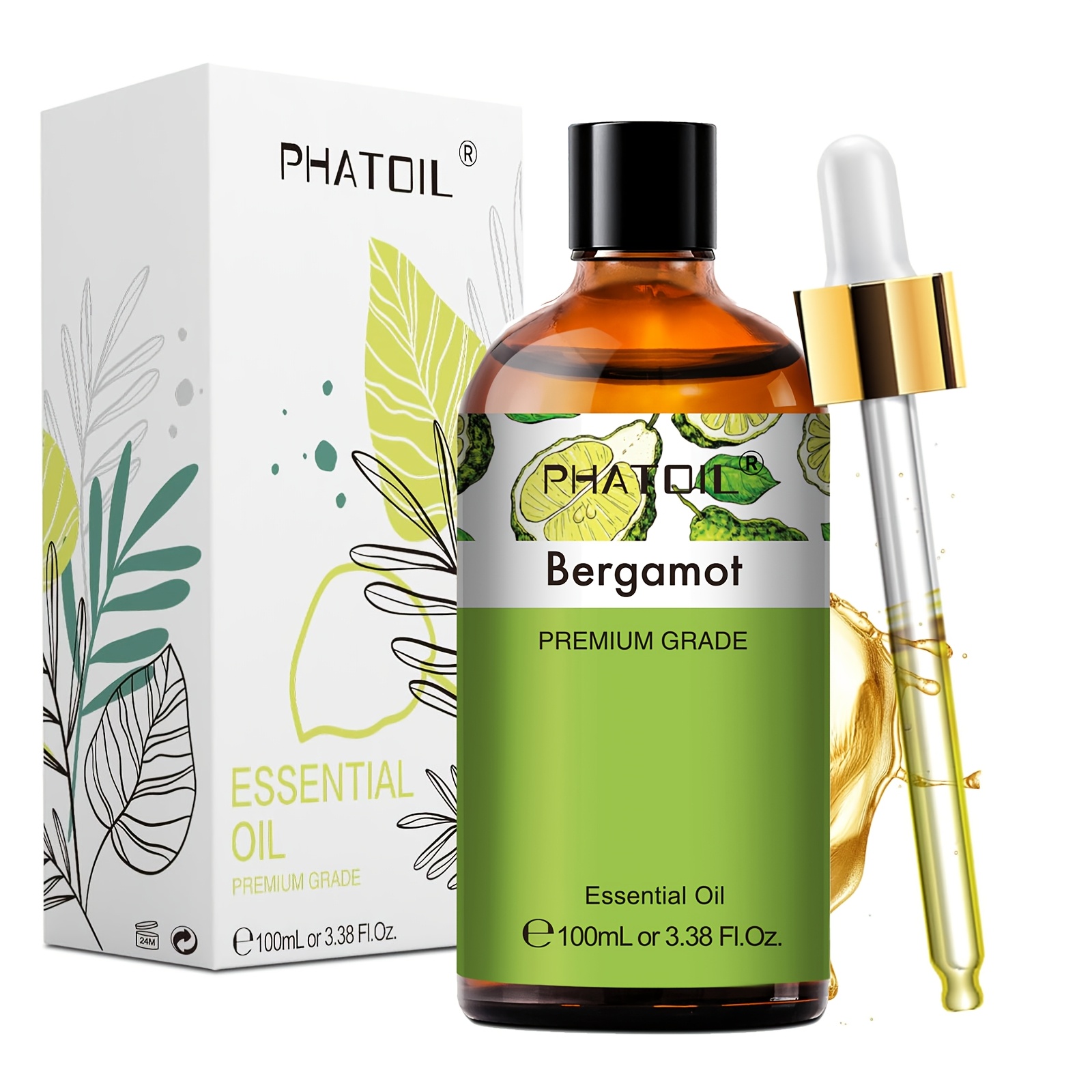Phatoil 1pc 100ml/3.38fl.oz Essential Oils For Diffusers Humidifier Candle Making