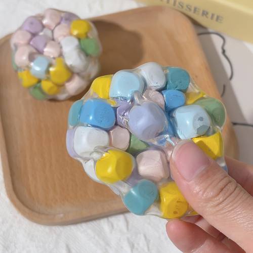 dobalamine squeezing ball toy is an toy suitable for children and adults an ideal gift for fidgeting and easter a portable toy and a fun handmade ball toy holiday perfect