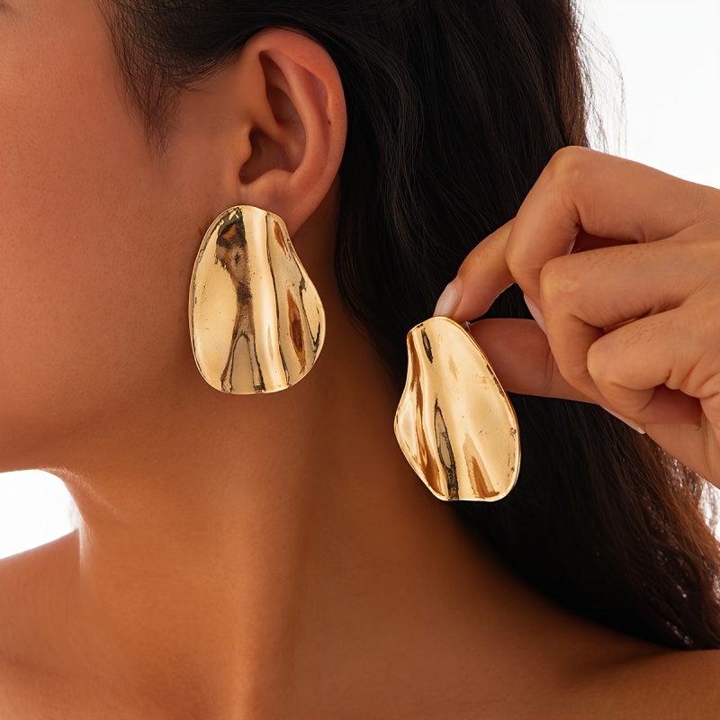 E-shop Ein Paar modische Bohemian-Stil Ohrringe mit unregelmäßigen geometrischen Formen, für Frauen zu Partys Urlauben