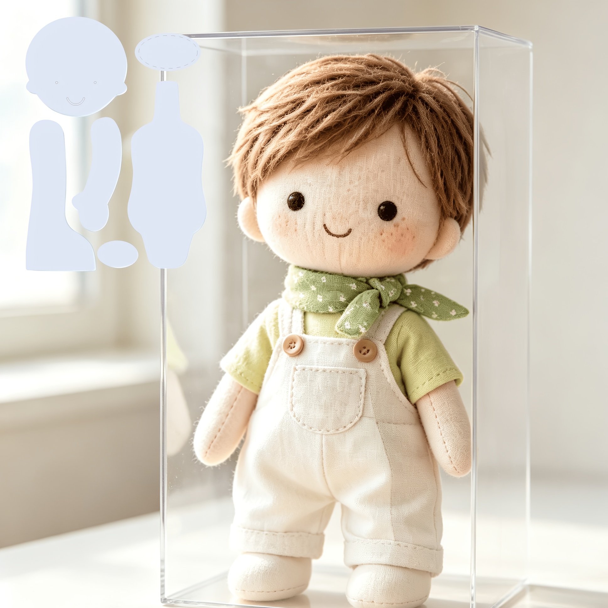 TEMU 1 Set de 6 plantillas de manualidades para muñecas de personajes, plantillas de decoración artística, plantillas de dibujo reutilizables, se