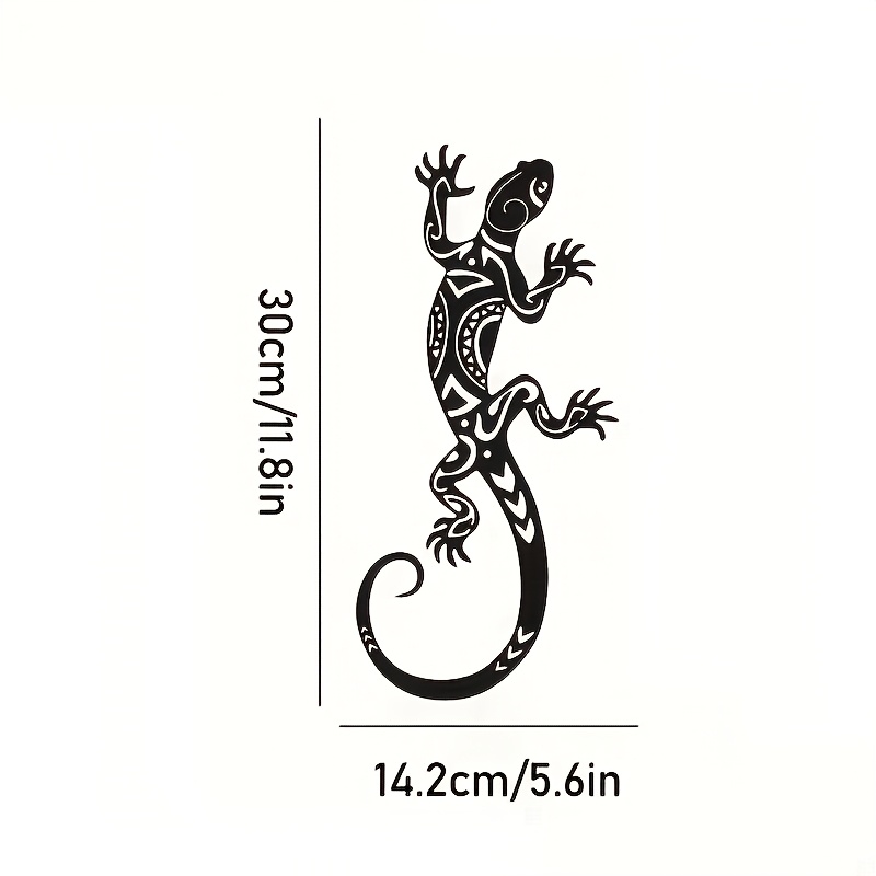 TEMU Metal Wall Art, Contemporary Wall Decoration, Reptiles, Indoor Walls, Durable Iron Wall Sculptures, Suitable For Home, Garden, And Terrace