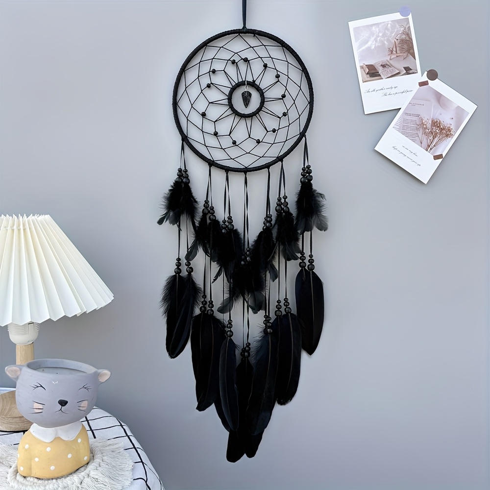 Image of European And American Instagram-style Hexagonal Cone Pendant Dreamcatcher Hanging Ornament, Creative Gift, Forest- Chime Pendant, Home Decor Wall Hanging