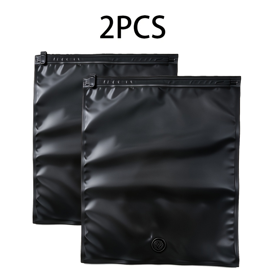 TEMU 2pcs Set [vacuum Compression Bags] Save 60% Space Reusable Vacuum Compression Bags | Professional Travel Organizer Bag With Valve, No Air Pump